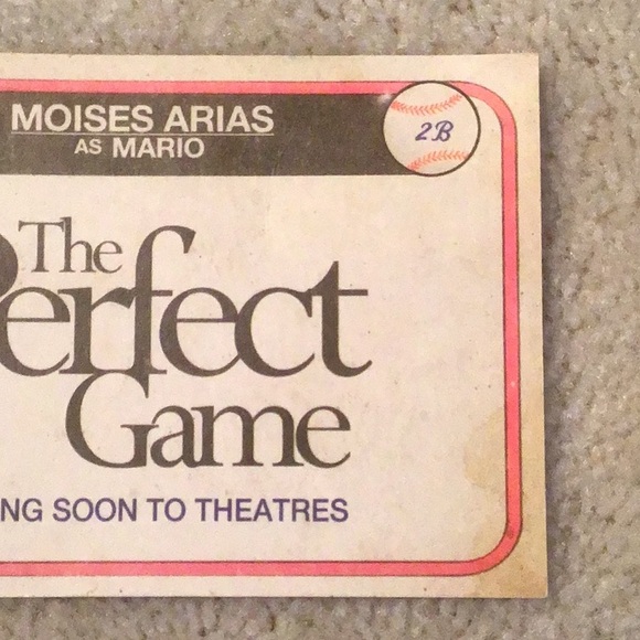 Monterrey Mario The Perfect Game Movie Promo Oversized Trading Card - Picture 6 of 7